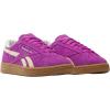 imageReebok Womens Club C Grounds UK SneakerPurple RaveBleached YellowChalk