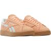imageReebok Womens Club C Grounds UK SneakerSunkissed OrangeGlitched AquaChalk
