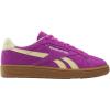 imageReebok Womens Club C Grounds UK SneakerPurple RaveBleached YellowChalk