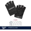 imageReebok Classic Fingerless Gloves Lightweight Fitness ampamp Weight Lifting Gloves for TrainingWHITEBLACK