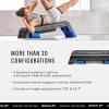 imageReebok Fitness Adjustable Weight Bench and Workout Deck Multipurpose Fitness Home Gym Bench for All Types of Training 20 Bench ConfigurationsBlue