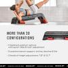 imageReebok Fitness Adjustable Weight Bench and Workout Deck Multipurpose Fitness Home Gym Bench for All Types of Training 20 Bench ConfigurationsRed