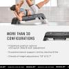 imageReebok Fitness Adjustable Weight Bench and Workout Deck Multipurpose Fitness Home Gym Bench for All Types of Training 20 Bench ConfigurationsWhite