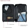 imageReebok Go Collection 20 Inch Hard Shell Spinner Carry On Luggage for Airplanes ABSPC Hardside Suitcase with 360Degree Spinner Wheels Retractable Handle Airline Approved BlueBlue