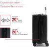 imageReebok Go Collection 20 Inch Hard Shell Spinner Carry On Luggage for Airplanes ABSPC Hardside Suitcase with 360Degree Spinner Wheels Retractable Handle Airline Approved BlueBlack