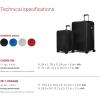 imageReebok Go Collection 20 Inch Hard Shell Spinner Carry On Luggage for Airplanes ABSPC Hardside Suitcase with 360Degree Spinner Wheels Retractable Handle Airline Approved BlueBlack