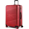 imageReebok Go Collection 20 Inch Hard Shell Spinner Carry On Luggage for Airplanes ABSPC Hardside Suitcase with 360Degree Spinner Wheels Retractable Handle Airline Approved BlueRed