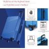 imageReebok Go Collection 20 Inch Hard Shell Spinner Carry On Luggage for Airplanes ABSPC Hardside Suitcase with 360Degree Spinner Wheels Retractable Handle Airline Approved BlueBlue