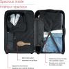 imageReebok Go Collection 20 Inch Hard Shell Spinner Carry On Luggage for Airplanes ABSPC Hardside Suitcase with 360Degree Spinner Wheels Retractable Handle Airline Approved BlueBlack