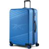 imageReebok Go Collection 20 Inch Hard Shell Spinner Carry On Luggage for Airplanes ABSPC Hardside Suitcase with 360Degree Spinner Wheels Retractable Handle Airline Approved BlueBlue