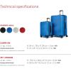 imageReebok Go Collection 20 Inch Hard Shell Spinner Carry On Luggage for Airplanes ABSPC Hardside Suitcase with 360Degree Spinner Wheels Retractable Handle Airline Approved BlueBlue