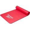 imageReebok Pro 10mm ExtraThick Yoga Mat 72quot x 24quot with Easy Carry Strap Large NonSlip Exercise Mat with Ridged Base for Home Workout Pilates Floor Exercises ampamp Outdoor TrainingRed