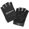 imageReebok Classic Fingerless Gloves Lightweight Fitness ampamp Weight Lifting Gloves for TrainingBlackGrey