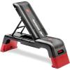imageReebok Fitness Adjustable Weight Bench and Workout Deck Multipurpose Fitness Home Gym Bench for All Types of Training 20 Bench ConfigurationsRed