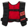 imageReebok Weighted Vest  Premium Material Adjustable Fit Reflective Elements for FullBody Workouts Strength Training and RehabilitationBlack