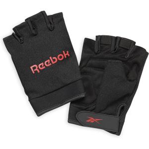 imageReebok Classic Fingerless Gloves Lightweight Fitness ampamp Weight Lifting Gloves for TrainingBlackRed