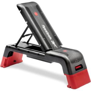imageReebok Fitness Adjustable Weight Bench and Workout Deck Multipurpose Fitness Home Gym Bench for All Types of Training 20 Bench ConfigurationsRed