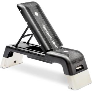 imageReebok Fitness Adjustable Weight Bench and Workout Deck Multipurpose Fitness Home Gym Bench for All Types of Training 20 Bench ConfigurationsWhite