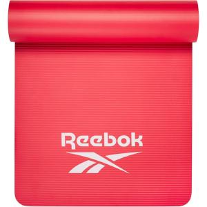 imageReebok Pro 10mm ExtraThick Yoga Mat 72quot x 24quot with Easy Carry Strap Large NonSlip Exercise Mat with Ridged Base for Home Workout Pilates Floor Exercises ampamp Outdoor TrainingRed