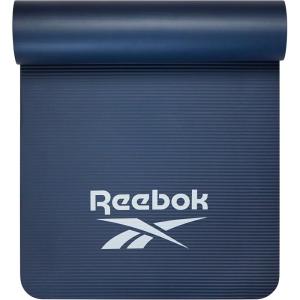 imageReebok Pro 10mm ExtraThick Yoga Mat 72quot x 24quot with Easy Carry Strap Large NonSlip Exercise Mat with Ridged Base for Home Workout Pilates Floor Exercises ampamp Outdoor TrainingNavy