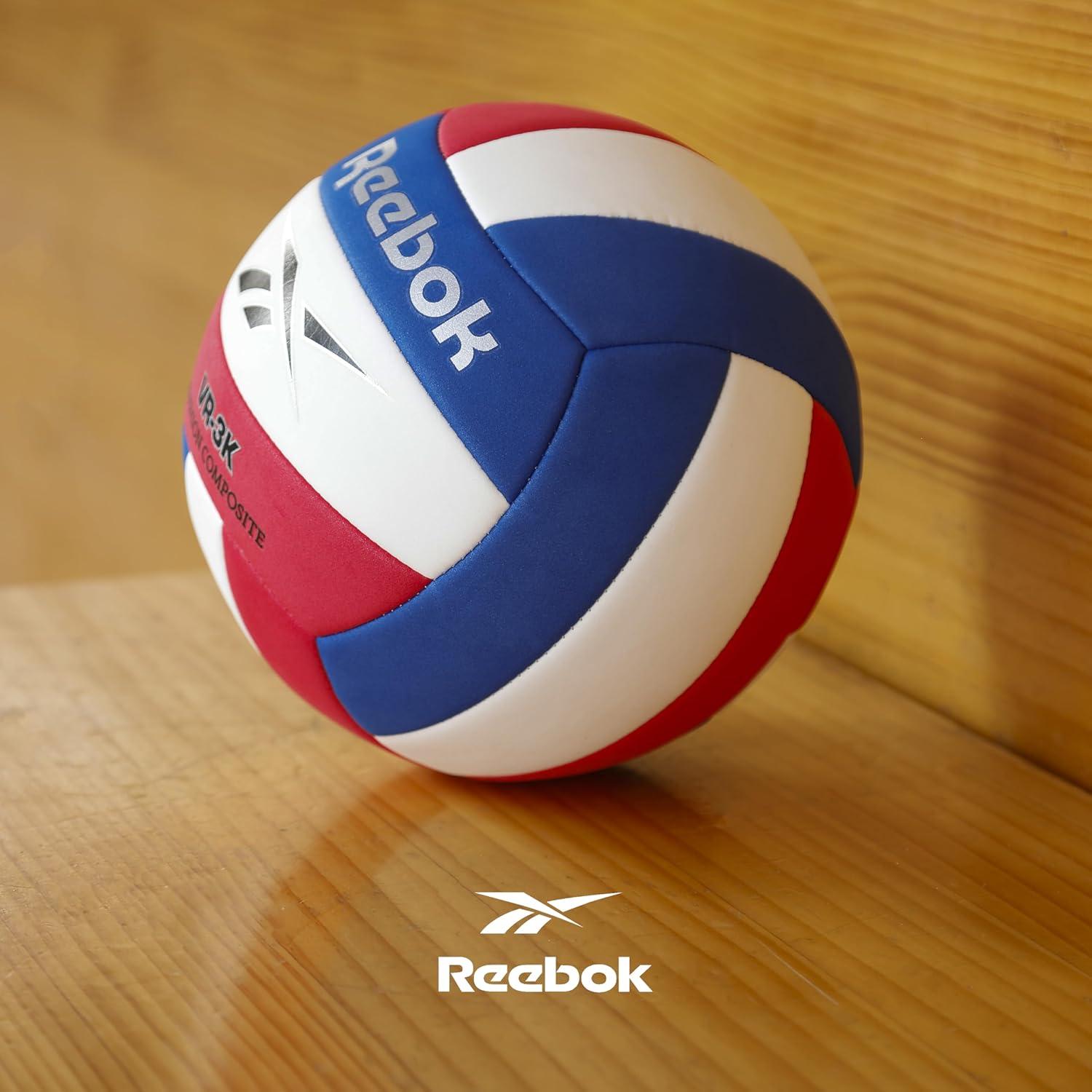 imageReebok Recreational Volleyball Official Size Performance Composite Ball Ultra Soft Feel Includes Pump ampamp Needle VR3K Series