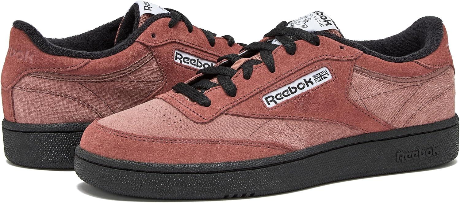 imageReebok UnisexAdult Club C 85 SneakerScortched EarthBlackWhite