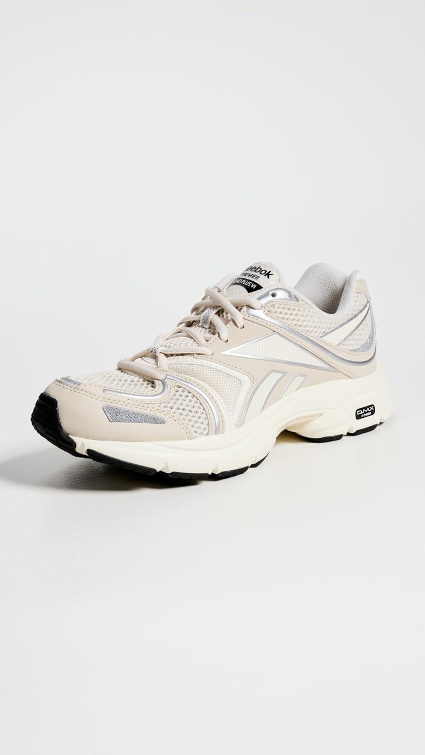 imageReebok Womens Premier Road Plus Vi SneakerBoneChalkSilver Metallic