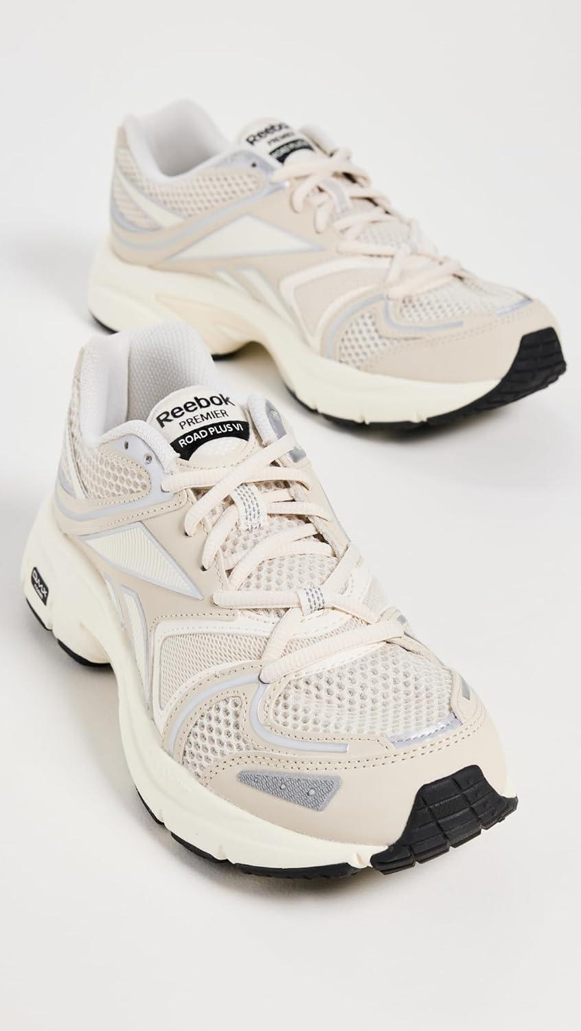 imageReebok Womens Premier Road Plus Vi SneakerBoneChalkSilver Metallic