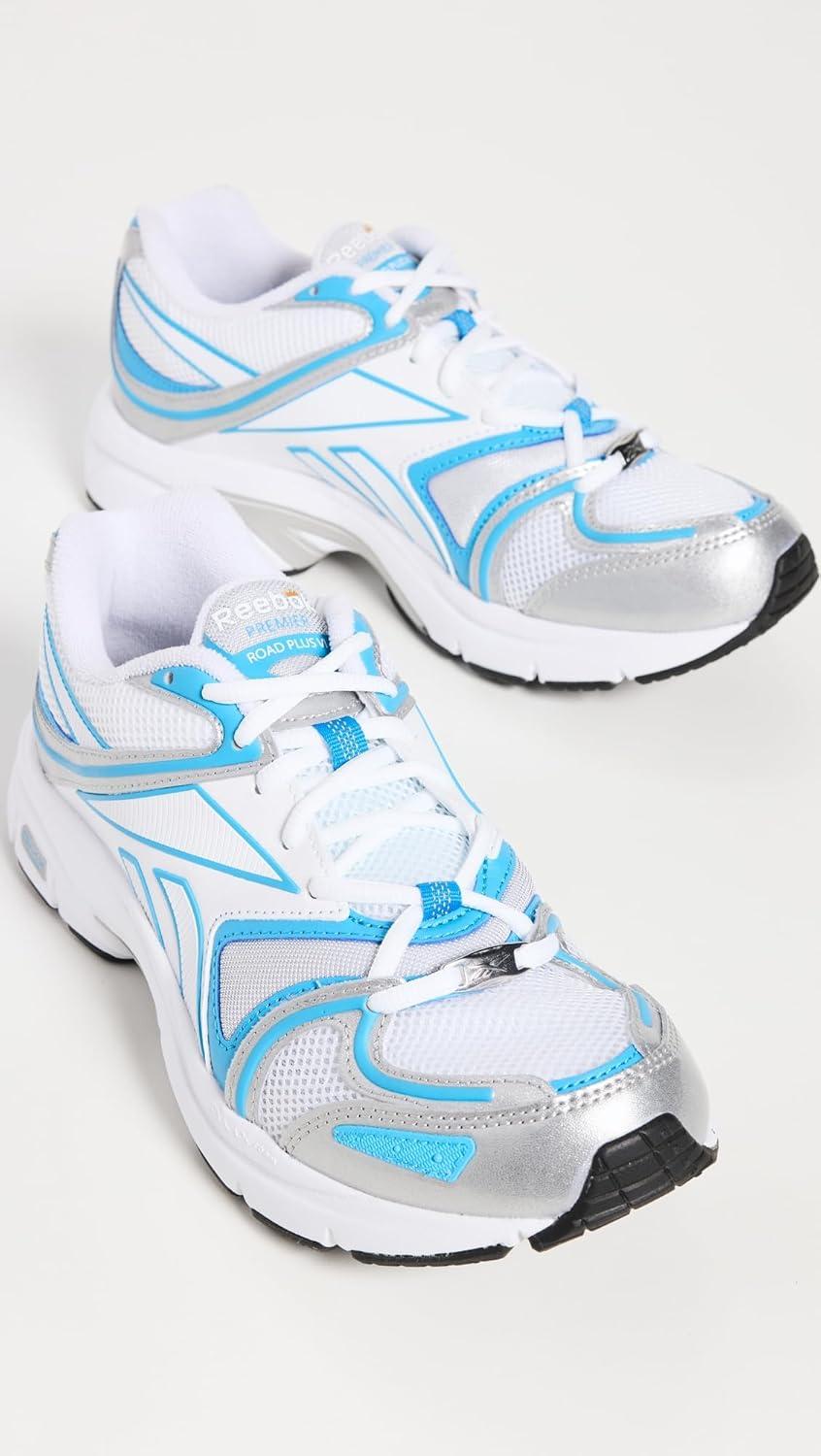 imageReebok Womens Premier Road Plus Vi SneakerSilverAlways BlueWhite