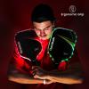 imageReebok  LED Pickleball Set for 2 Includes 2 Fiberglass Paddles with 5quot Cushion Grip and 2 LightUp Balls Perfect for Night Play RedRed