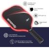 imageReebok  LED Pickleball Set for 2 Includes 2 Fiberglass Paddles with 5quot Cushion Grip and 2 LightUp Balls Perfect for Night Play RedRed
