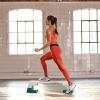 imageReebok Fitness Multipurpose Adjustable Aerobic and Strength Training Workout Step Platform for HIIT Cardio and General SessionsTeal