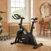 imageReebok Fitness Stationary Bike Bluetooth Compatible Indoor Cycling Bike 24 Resistance Levels 12 Workouts Upright Exercise Bike with Gel Pad SaddleReebok FR30 Sprint Bike