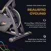 imageReebok Fitness Stationary Bike Bluetooth Compatible Indoor Cycling Bike 24 Resistance Levels 12 Workouts Upright Exercise Bike with Gel Pad SaddleReebok FR30 Sprint Bike