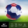 imageReebok Recreational Soccer Ball Premium TPU Composite Leather Cover Soft Touch EVA Foam Backing Includes Pump ampamp Needle VR3K Series