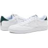 imageReebok UnisexAdult Club C 85 SneakerWhiteBreakaway GreenFlint Grey Metallic