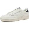 imageReebok UnisexAdult Club C 85 SneakerChalkNavyFlint Grey Metallic