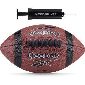 imageReebok Elite Recreational Football Official Size Composite Leather Innovative Soft Grip Technology Cushion Lining Includes Pump ampamp Needle VR4K Series VarsityVR3K Series Football