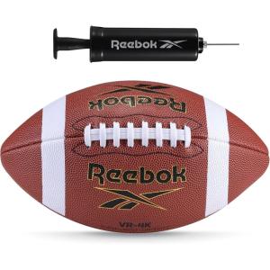 imageReebok Elite Recreational Football Official Size Composite Leather Innovative Soft Grip Technology Cushion Lining Includes Pump ampamp Needle VR4K Series VarsityVR4K Series Football