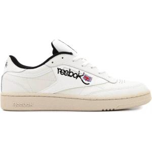 imageReebok UnisexAdult Club C 85 SneakerChalk Papwht Cblack