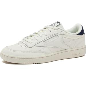 imageReebok UnisexAdult Club C 85 SneakerChalkNavyFlint Grey Metallic