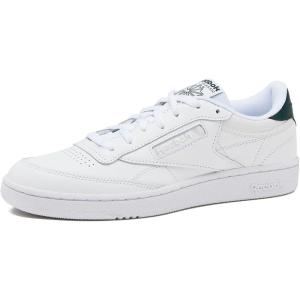 imageReebok UnisexAdult Club C 85 SneakerWhiteBreakaway GreenFlint Grey Metallic