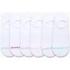 imageReebok Womens Athletic Socks  6 Pack No Show Liner SocksWhite