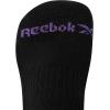 imageReebok Womens Athletic Socks  Performance Cushioned Low Cut Socks 6 PackAll Black