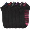 imageReebok Womens Athletic Socks  Performance Cushioned Low Cut Socks 6 PackBlack Multi