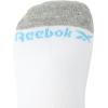 imageReebok Womens Athletic Socks  Performance Cushioned Low Cut Socks 6 PackBlackGreyPink Logo