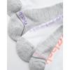 imageReebok Womens Athletic Socks  Performance Cushioned Low Cut Socks 6 PackCool GreyWhite