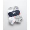 imageReebok Womens Athletic Socks  Performance Cushioned Low Cut Socks 6 PackCool GreyWhite
