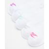 imageReebok Womens Athletic Socks  Performance Cushioned Low Cut Socks 6 PackPure White