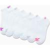 imageReebok Womens Athletic Socks  Performance Cushioned Low Cut Socks 6 PackPure White